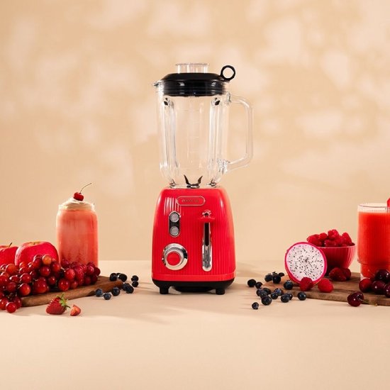 Mixer Cecotec Power Black Titanium RetroRed Rood van Cecotec — afbeelding 4