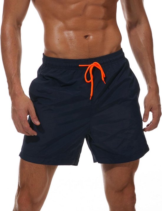 Heren Zwembroek Sneldrogend Elastisch Badkleding Met Trekkoord Bol Heren Zwembroek Sneldrogend Elastisch Badkleding Met Trekkoord Bol