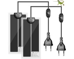 2-Pack Warmtemat voor Terrarium en Reptielen met Temperatuurregeling