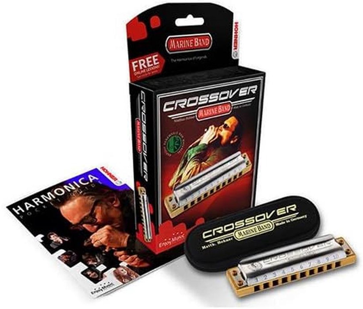 Diatonische Bluesmondharmonica in Si met 20 Stemmen