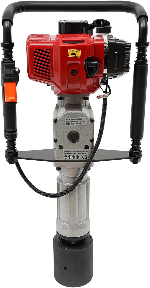 Benzine Palenrammer 52CC Aardboor Machine 2-Takt Motor