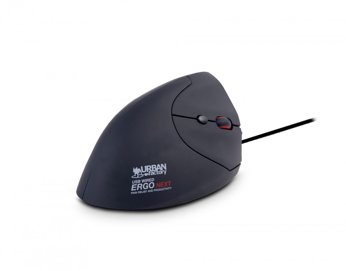 Mouse Urban Factory EMR01UF-N 2400 dpi Modern and ergonomic design Black