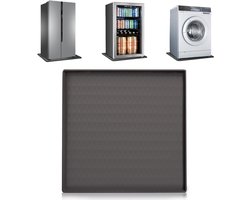 Ynkkvre - Siliconen Koelkastmat - 60x60cm - Met Opstaande Rand - Lekbak en Vloerbescherming voor Koelkast en Wasdroger