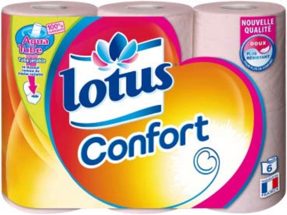 Toiletpapier met biologisch afbreekbare kartonnen rol - 2-laags en zacht