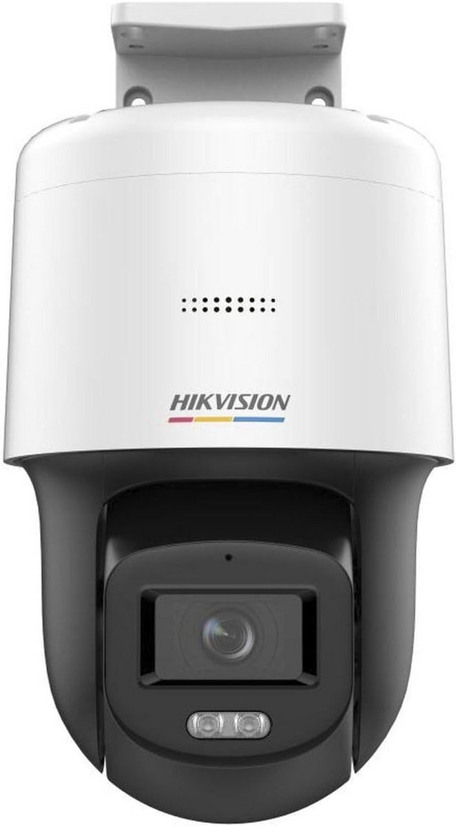 Dome IP Camera 4MP met 30m Wit Licht, Stroboscoop en Audio - PoE Ondersteuning