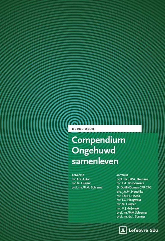 Compendia - Compendium Ongehuwd samenleven - cover