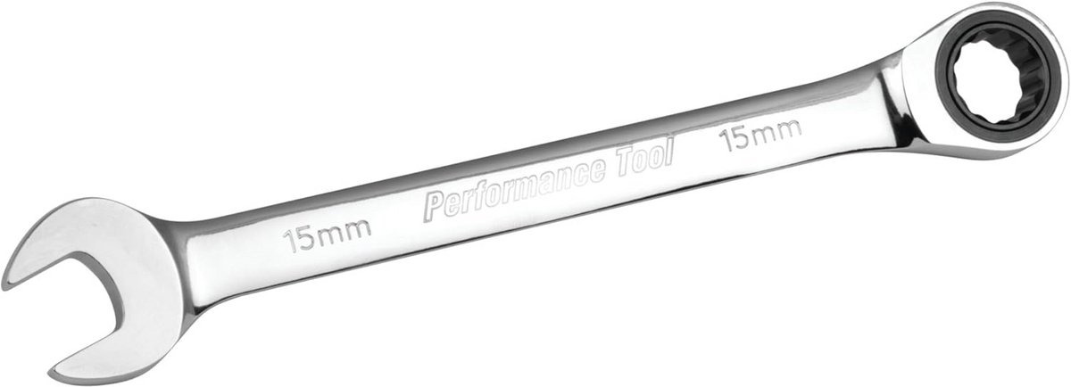 Professionele Metrische Ratelsleutel 15mm Chroom-Vanadium Staal