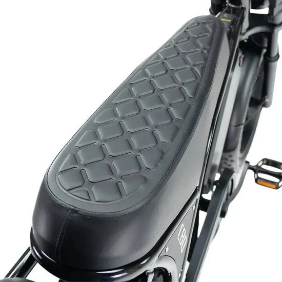 OUXI C80 Max Elektrische Fatbike - Ingebouwd Alarmsystseem - Inclusief Voetsteuntjes - Inclusief Achterzitje - NFC-chip - 20 Inch - 250W Motor - 7 Versnellingen - 120 km Actieradius - Hydraulische Schijfremmen - Zwart van Ouxi — afbeelding 4
