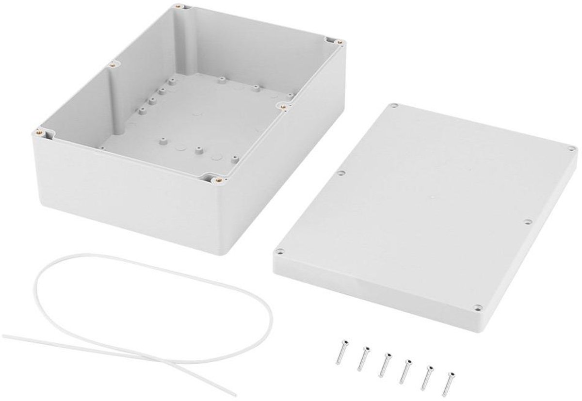 Waterdichte Junction Box voor Buitengebruik - Kunststof Behuizing - IP65 - Kabelconnector - 230 * 150 * 85mm - Bedrading Terminals - Weerbestendige Behuizing for Buiten.