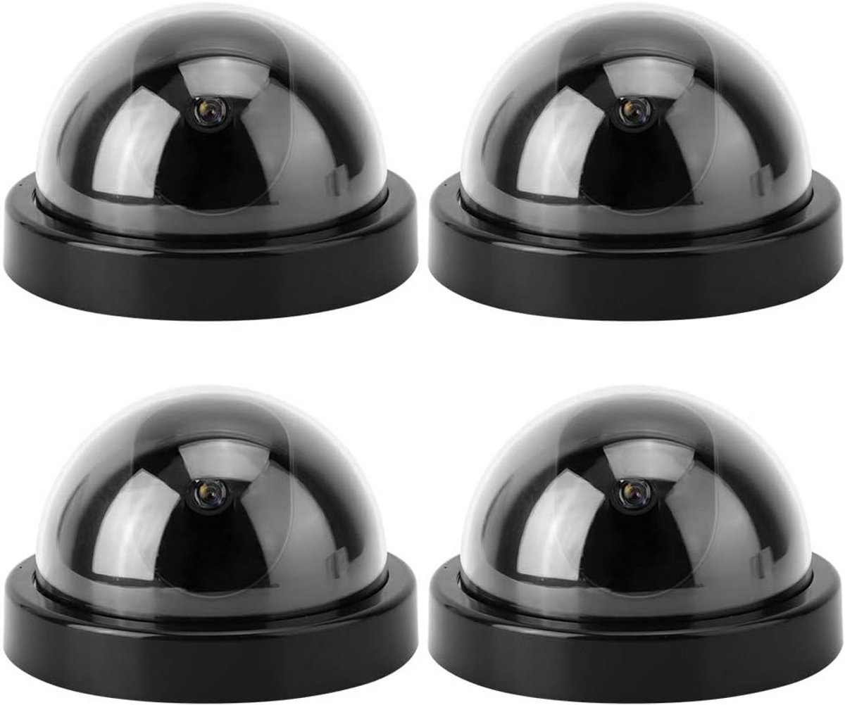 SET van 4 Dome Simulatie Beveiligingscamera's met Knipperende LED