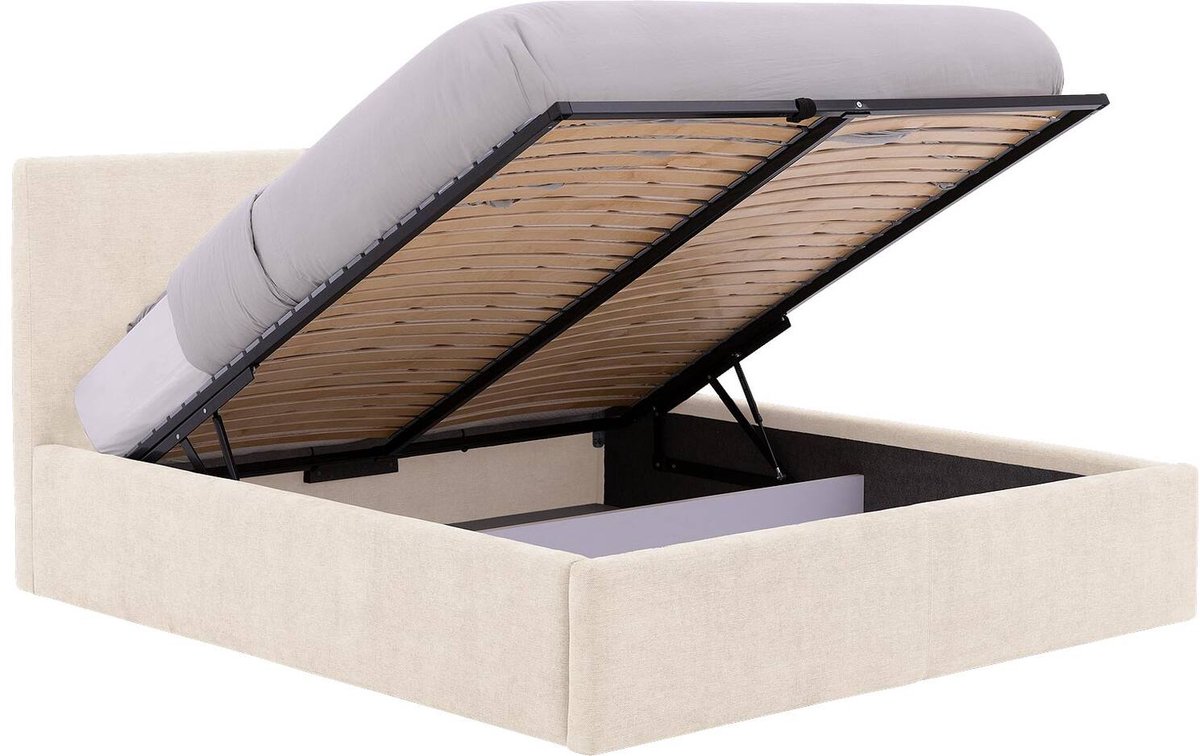 Goossens Bedframe Mysen Incl. Lattenbodems + Opbergruimte lattenbodem 180 x 200 cm