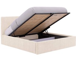 Goossens Bedframe Mysen Incl. Lattenbodems + Opbergruimte lattenbodem 180 x 200 cm