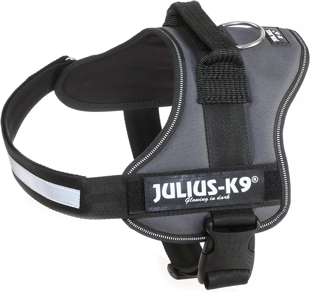 Hondenvest Met Handvat - Verstelbare Comfortabele Harness voor Grote Honden - Maat L/1 Antraciet