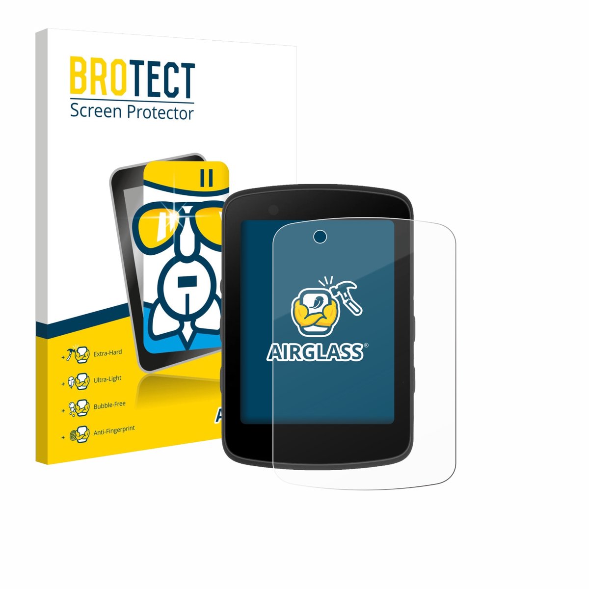Screenprotector voor Bryton Rider 650 Beschermglas transparant