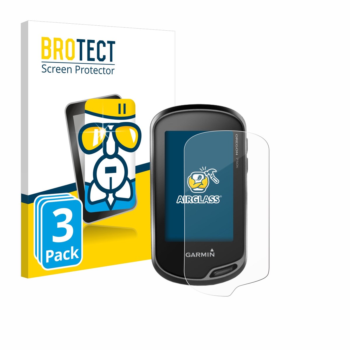 Screenprotector 3 Stuks voor Garmin Oregon 700 / 750t Beschermglas transparant