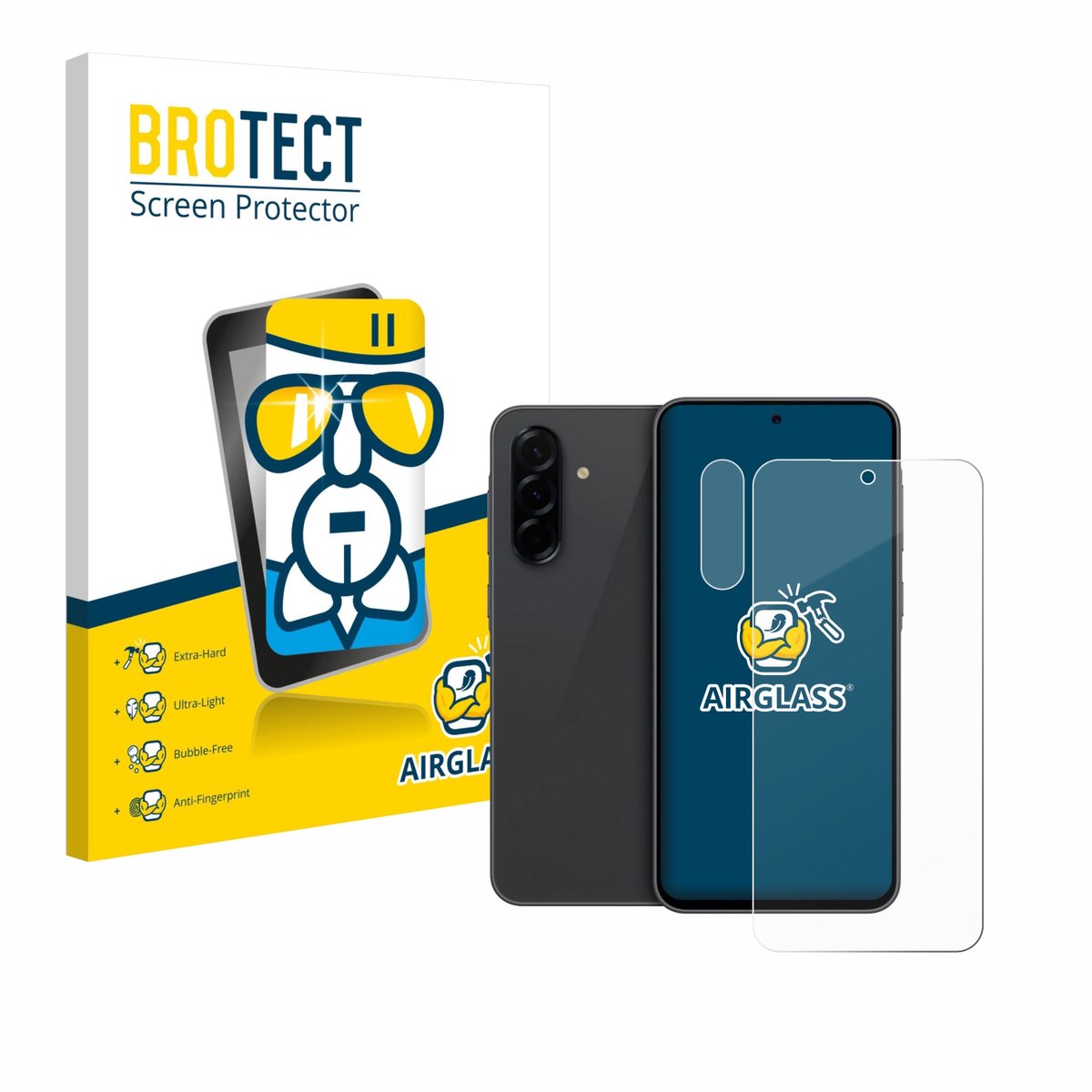 Screenprotector voor Samsung Galaxy A36 5G (Voor+Camera) Beschermglas transparant