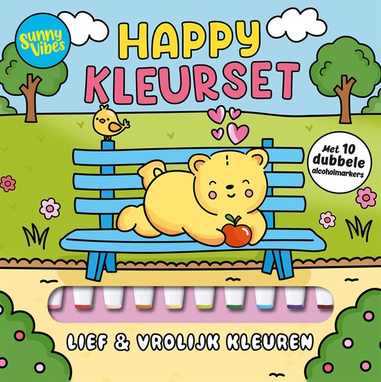 Sunny vibes - Happy kleurset - cover