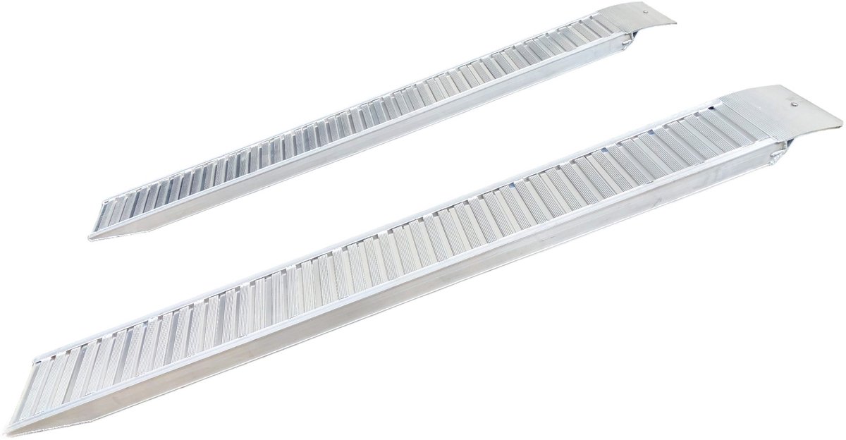 Set vaste oprijplaten aluminium 1700 kg 2496 x 310 mm bruikbare breedte 250 mm MW Tools SOR3005