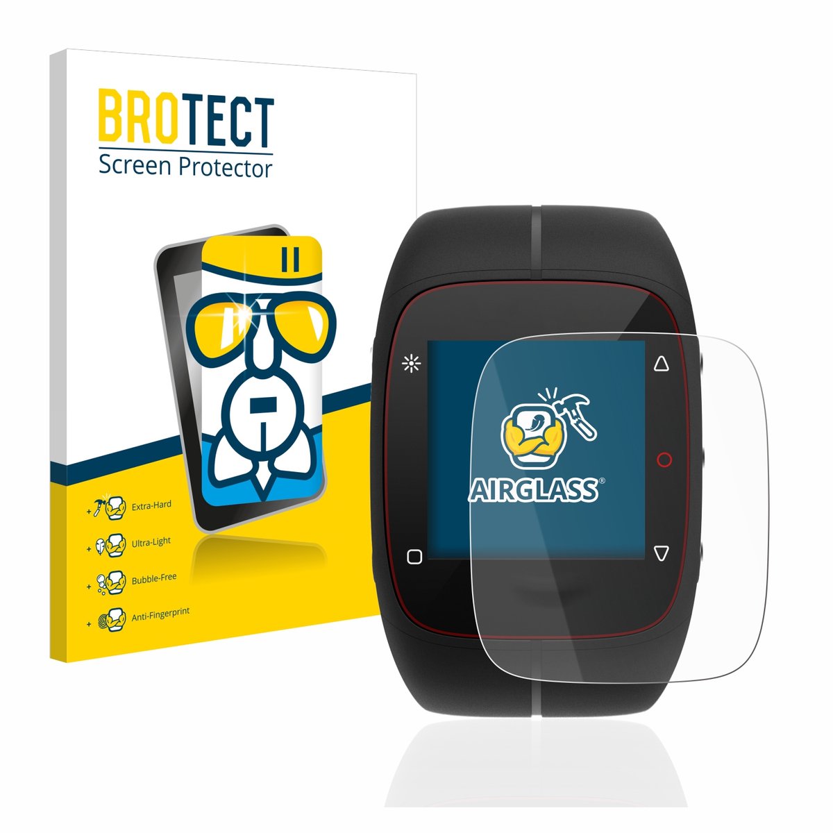 Screenprotector voor Polar M400 / M430 Beschermglas transparant