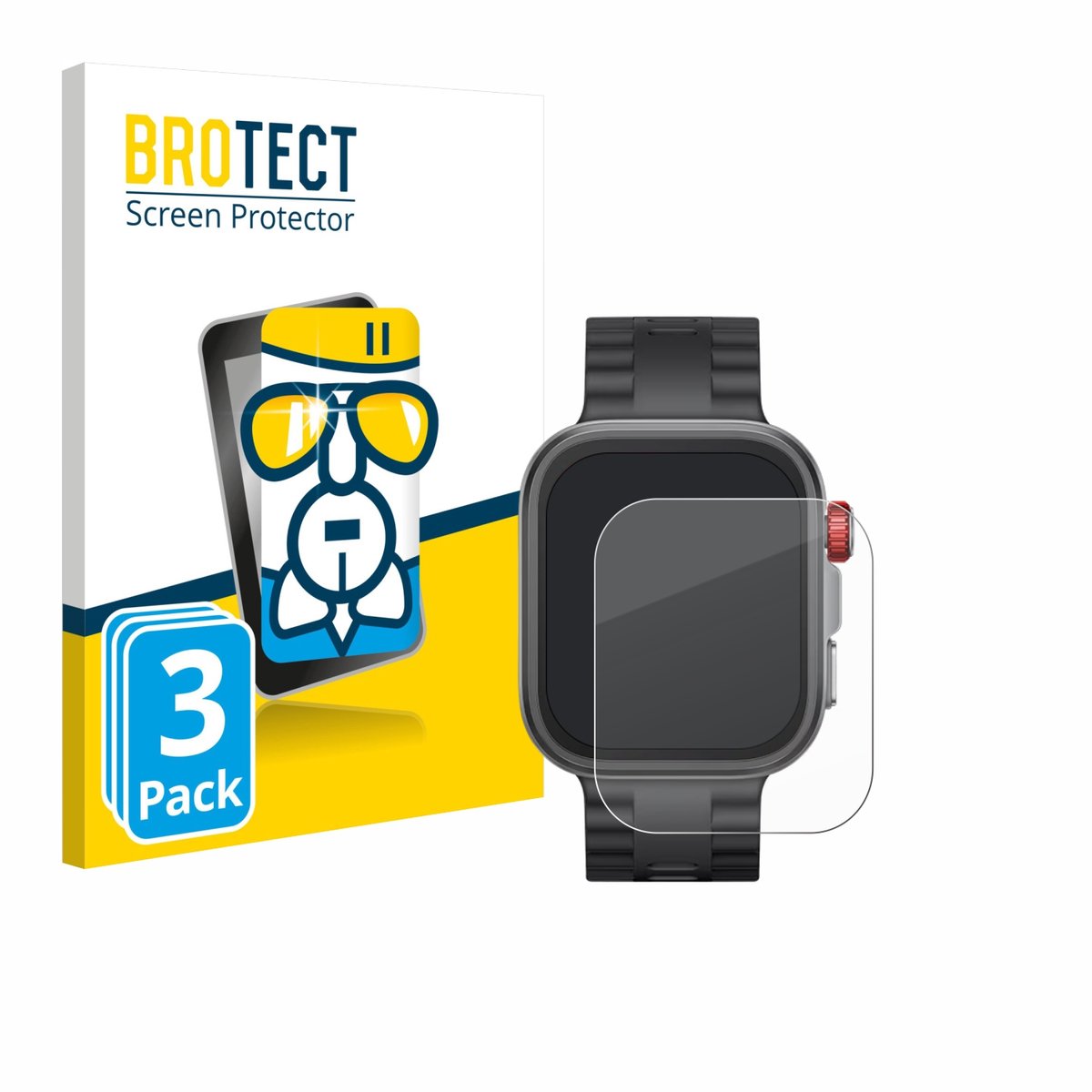 Screenprotector 3 Stuks voor Huawei Watch Fit 4 Pro Beschermglas transparant