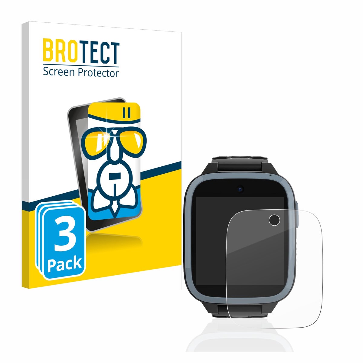 Screenprotector 3 Stuks voor Xplora XGO3 / Kidzi / Let's Go Beschermglas transparant