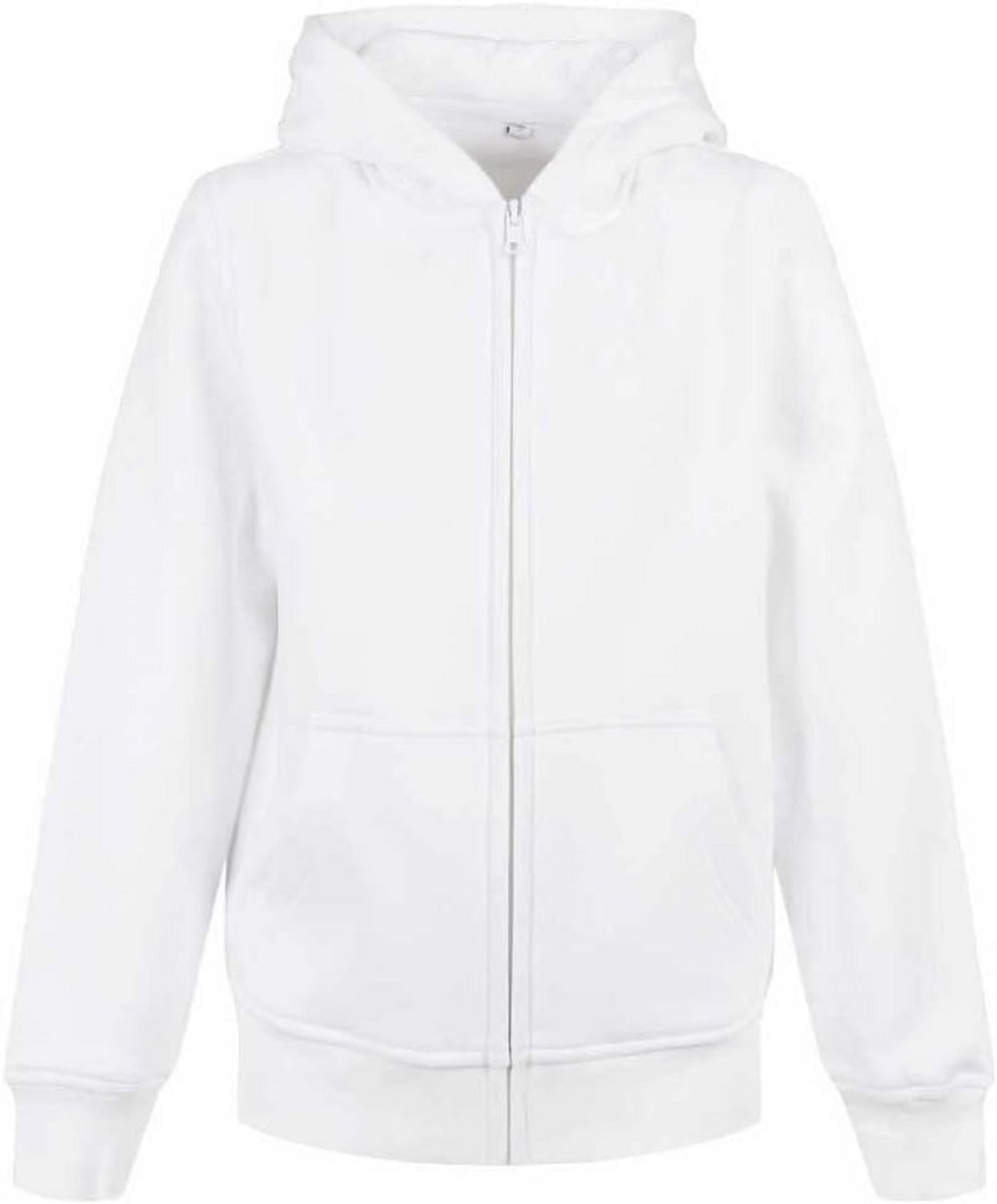 Kinderen Organic Basic Hoodie met Rits - Duurzaam Katoen en Comfortabel