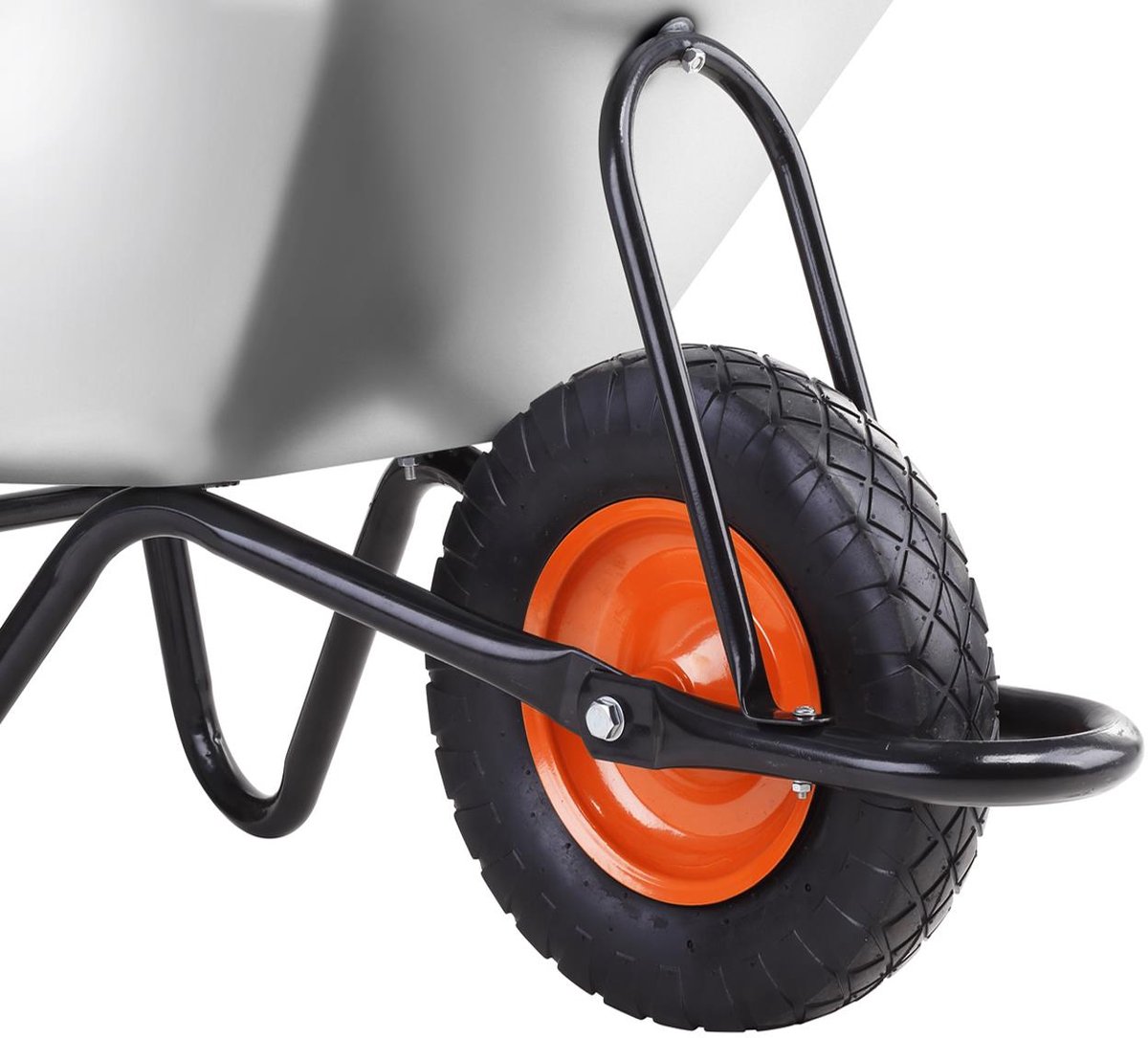 Bol.com Kruiwagen - FUXTEC FX-WB6404G - belasting 120 kg inhoud 90 L gegalvaniseerd staal aanbieding