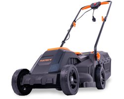 FUXTEC Grasmaaie rElektrisch FX-RME33 – 33 cm Maaibreedte – 30 L Grasopvangbak – Maaihoogte 20–60 mm – 9 kg – Met Netsnoer
