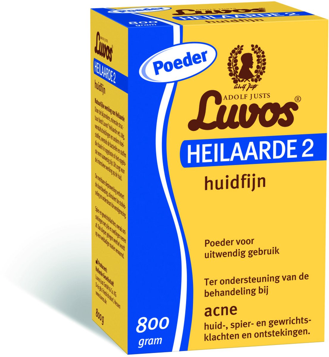 Luvos Heilaarde 2 Huidfijn 800 gr