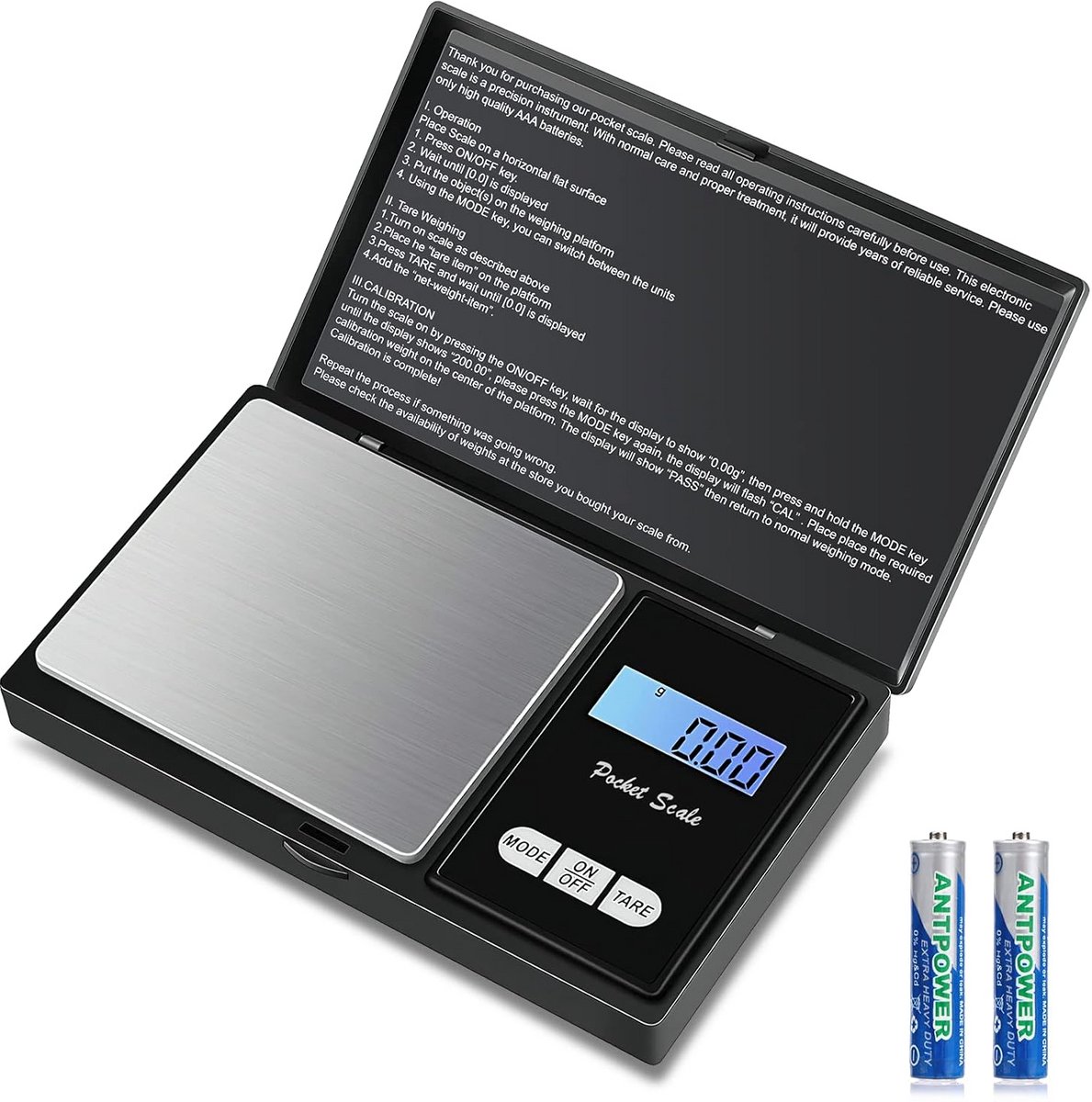 Digitale Precisieweegschaal 500g met 0.01g Nauwkeurigheid - Mini Zakformaat