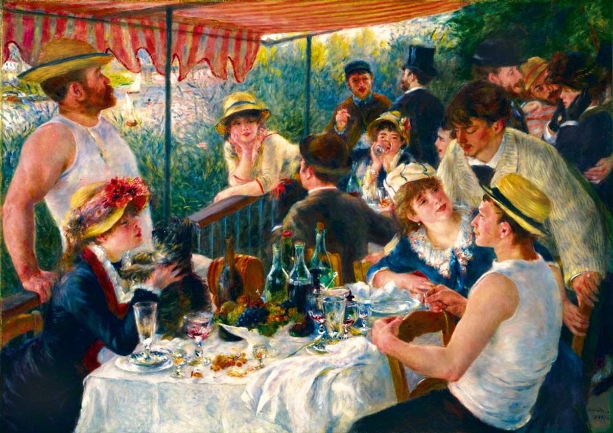 Bluebird Puzzle legpuzzel Renoir - Luncheon of the Boating Party 1000 stukjes.