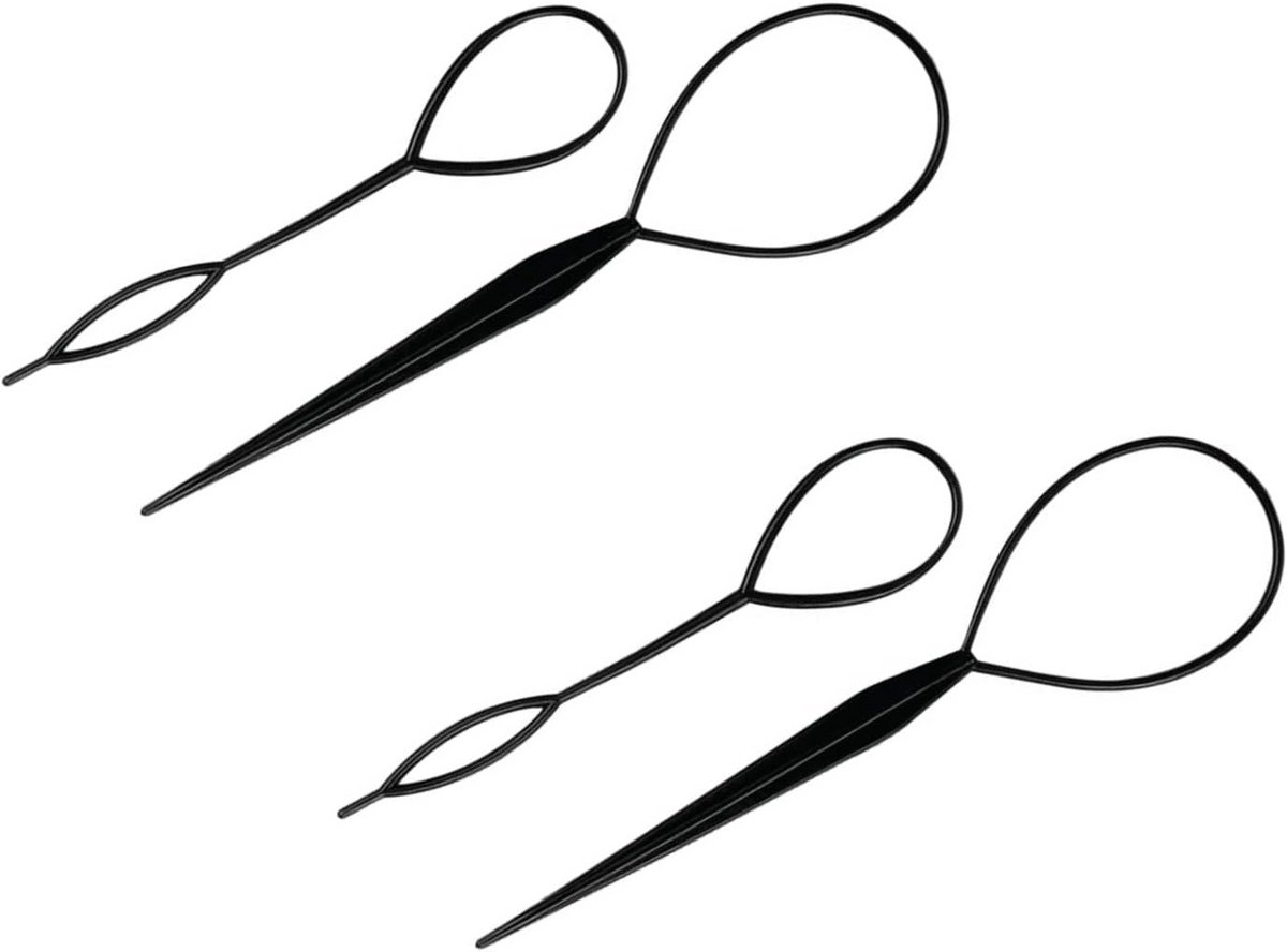 Haar Vlecht Tool Set voor Midden en Lange Haren - Eenvoudige Haarstyling Accessoires