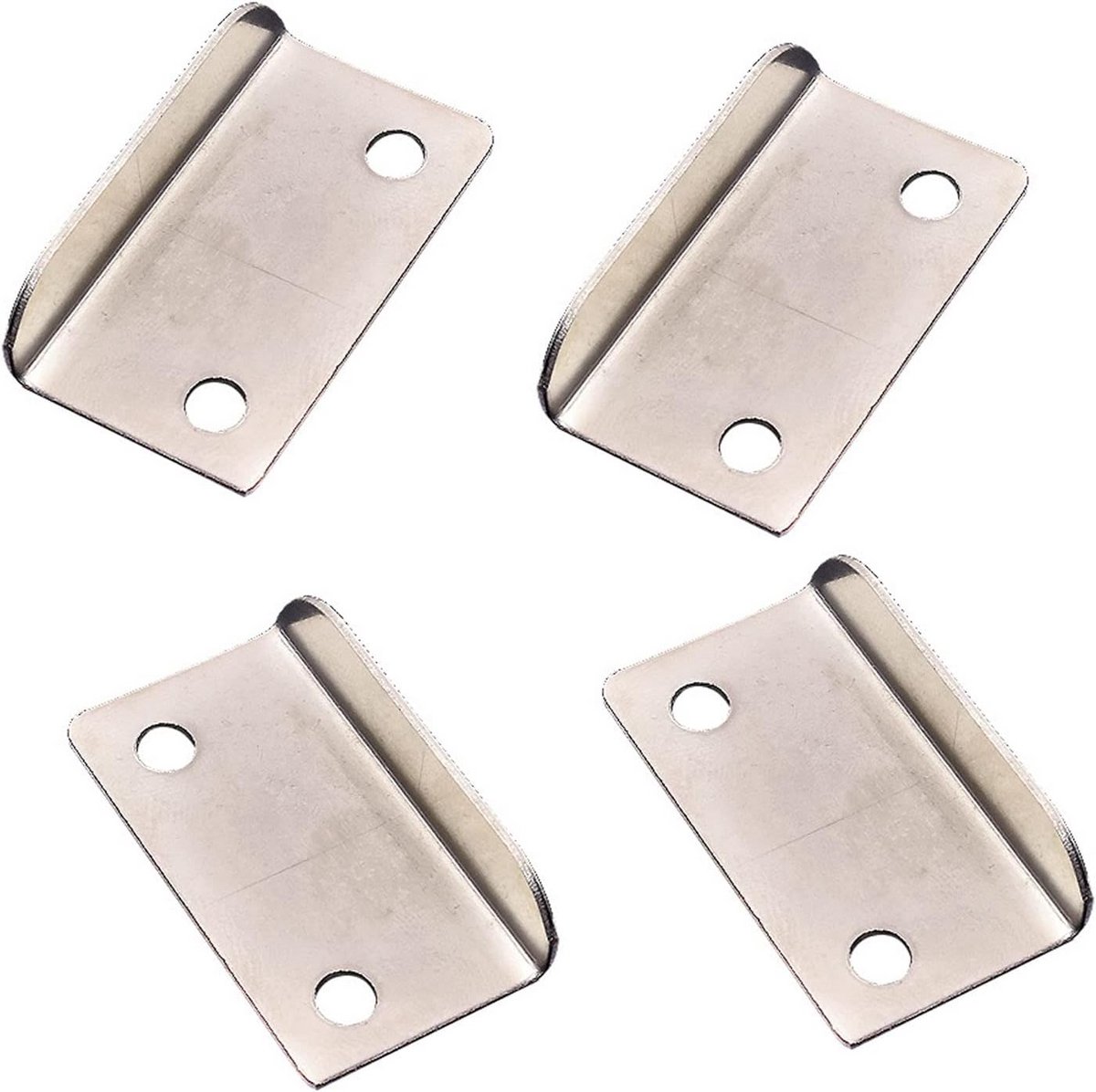 4 Stuks Universele Metalen Ladeslot Slagplaten Hoekslot Vervanging Thuis en Kantoor