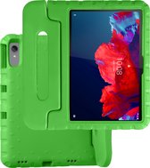 Hoesje Geschikt voor Lenovo Tab P11 Hoesje Kinder Hoes Shockproof Kinderhoes - Kindvriendelijk Hoesje Geschikt voor Lenovo Tab P11 Hoes Kids Case - Groen