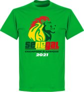 Senegal Afrika Cup 2021 Winnaars T-Shirt - Groen - XL