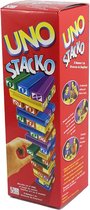 Mattel Uno Stacko - Jenga en Uno in 1