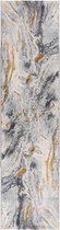 Magic Floor - Tapijt - Vloerkleed - PERA 0403A - Grijs - Polyester - (300x80cm)