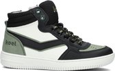 Koel4kids 23m001 Hoge sneakers - Leren Sneaker - Jongens - Groen - Maat 29