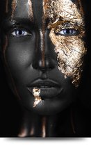 Maison de France - Canvas Black goldface 1 - canvas - 100 x 150 cm