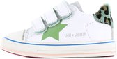 Sneakers | Meisjes | white green | Leer | Shoesme | Maat 27