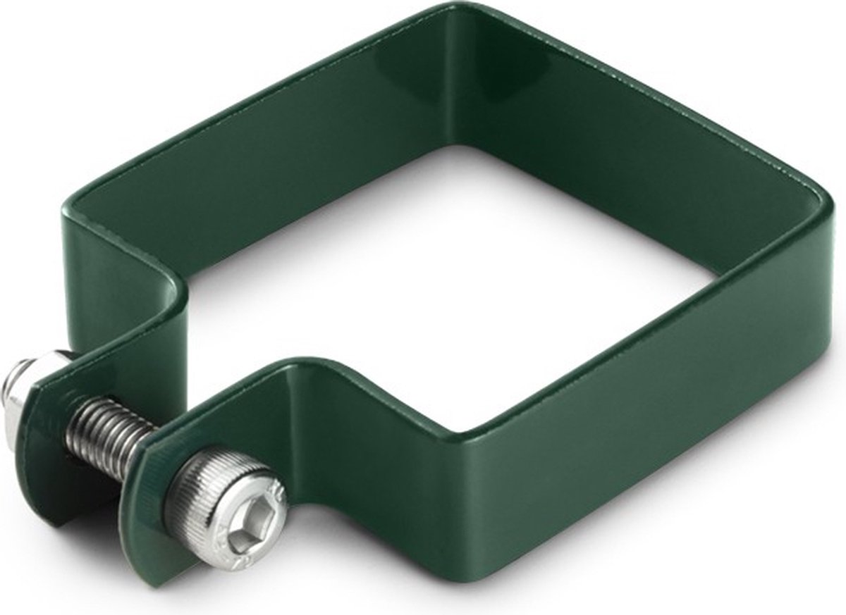 Vierkante kraag 80x80 mm groen