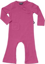 Silky Label jumpsuit supreme pink - Wijde Pijp - maat 74/80 - roze