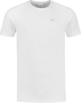 Purewhite -  Heren Slim Fit   T-shirt  - Wit - Maat XXL