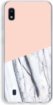 Case Company® - Samsung Galaxy A10 hoesje - A touch of peach - Soft Cover Telefoonhoesje - Bescherming aan alle Kanten en Schermrand
