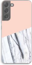 Case Company® - Samsung Galaxy S22 Plus hoesje - A touch of peach - Soft Cover Telefoonhoesje - Bescherming aan alle Kanten en Schermrand