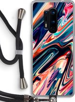 Case Company® - OnePlus 8 Pro hoesje met Koord - Quantum Being - Telefoonhoesje met Zwart Koord - Bescherming aan alle Kanten en Over de Schermrand