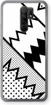 Case Company® - Xiaomi Redmi 9 hoesje - Pop Art #5 - Soft Cover Telefoonhoesje - Bescherming aan alle Kanten en Schermrand