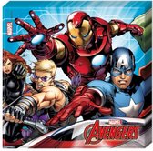 servetten Mighty Avengers 33 x 33 cm papier 20 stuks