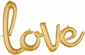 ballon love 79 cm folie goud