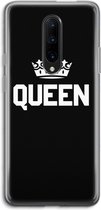 Case Company® - OnePlus 7 Pro hoesje - Queen zwart - Soft Cover Telefoonhoesje - Bescherming aan alle Kanten en Schermrand